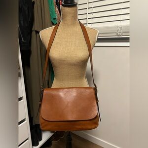 Brown Leather Fossil Bag